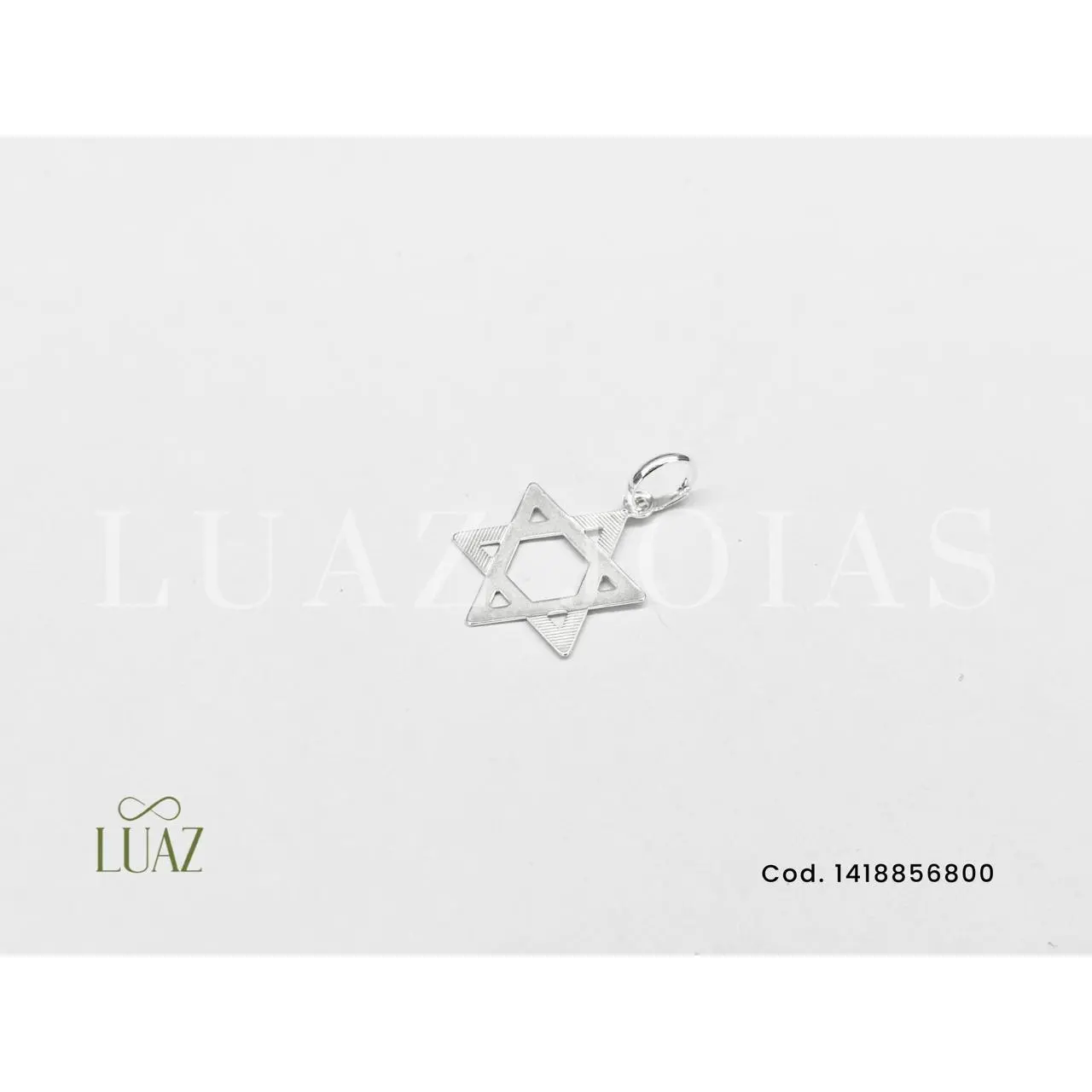 Pingente Estrela de Davi lisa
