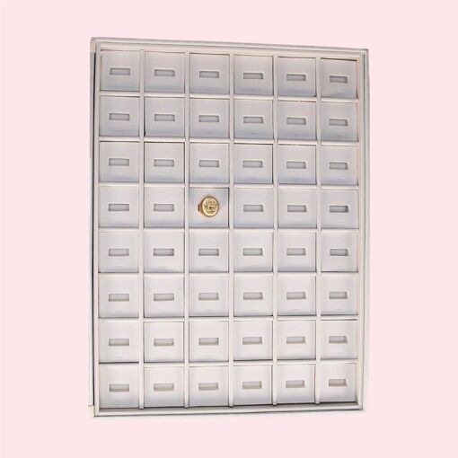 BANDEJA COM 48 TAGS LARGA S/ TAMPA PARA ANEIS