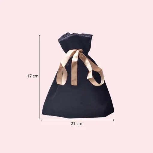 EMBALAGEM SAQUINHO SUEDE 17X21CM COM 10 UNIDADES