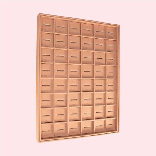 BANDEJA COM 48 TAGS FINO S/ TAMPA PARA ANEIS