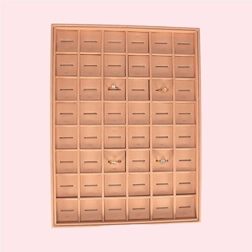 BANDEJA COM 48 TAGS FINO S/ TAMPA PARA ANEIS