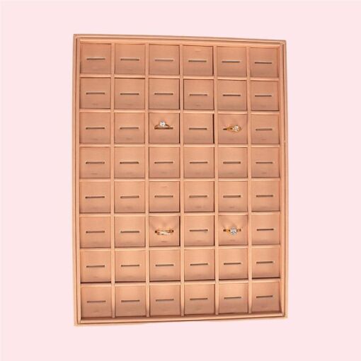 BANDEJA COM 48 TAGS FINO S/ TAMPA PARA ANEIS