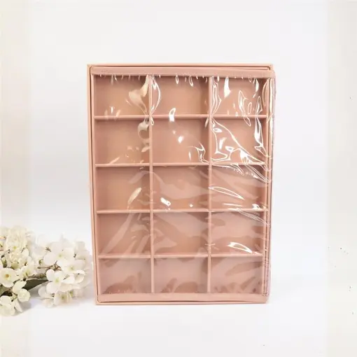 BANDEJA COM 15 DIVISÓRIAS LIVRES C/ TAMPA