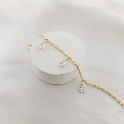 Pulseira três zircônia