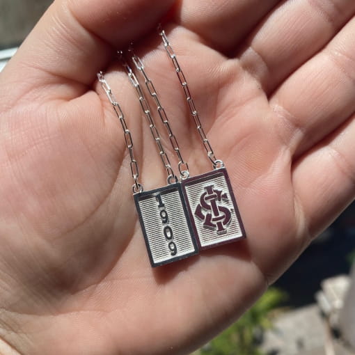 Escapulário S. C. Internacional de Prata 1,2mm 65cm