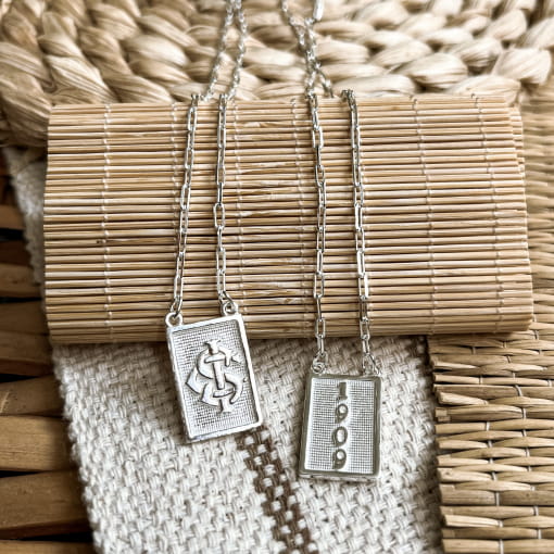 Escapulário S. C. Internacional de Prata 1,2mm 65cm