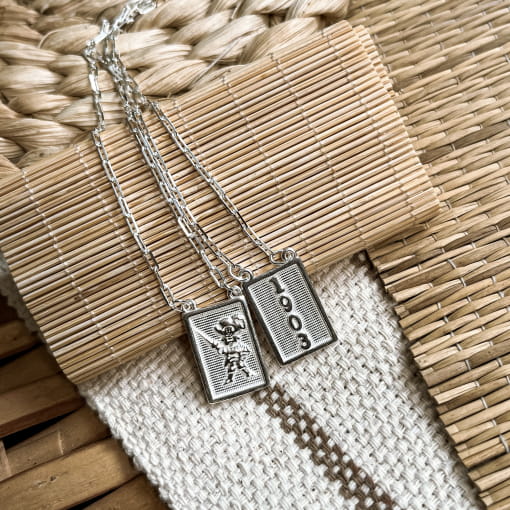 Escapulário Gremio Foot-Ball de Prata 1,8mm 65cm