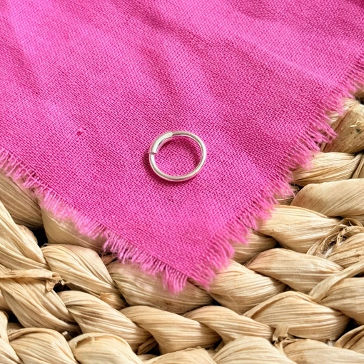 Piercing de Prata Argola Grossa 1cm