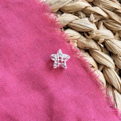 Separador Estrela Vazada de Prata