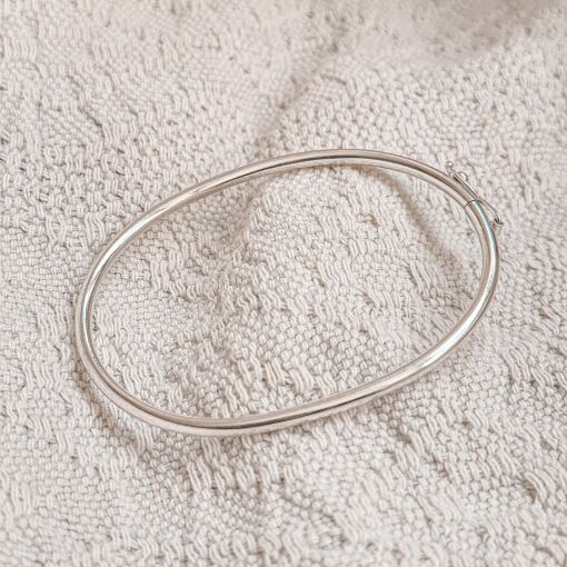 Bracelete Fio Redondo de Prata