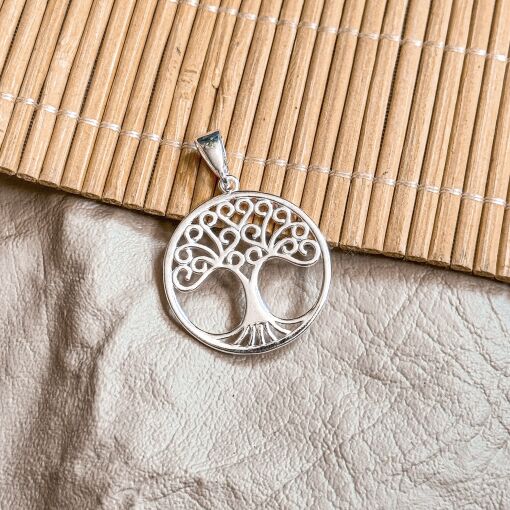 Pingente Arvore da Vida de Prata M3