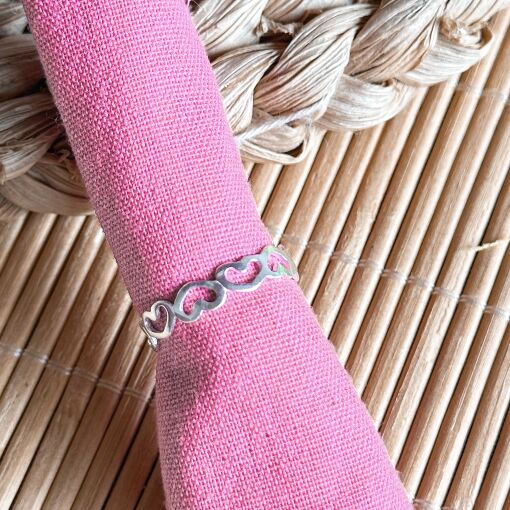 Anel Coração de Prata M1