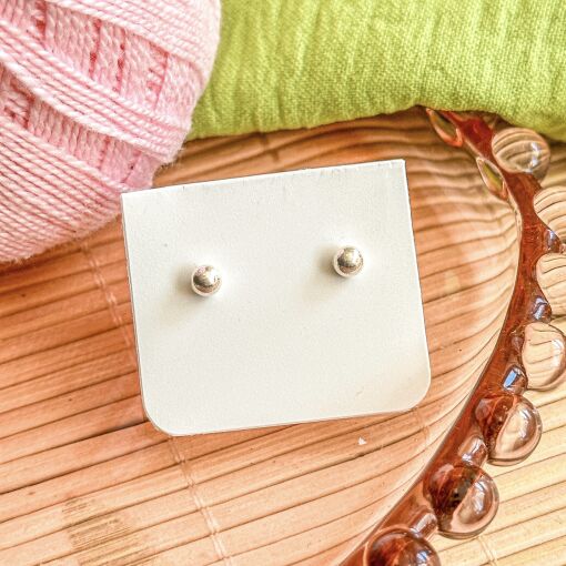 Cartela Bolinha de Prata 3mm
