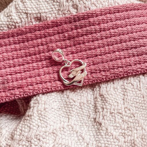 Berloque Abraço de Prata