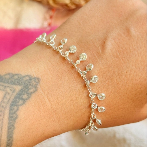 Pulseira Cigana de Prata