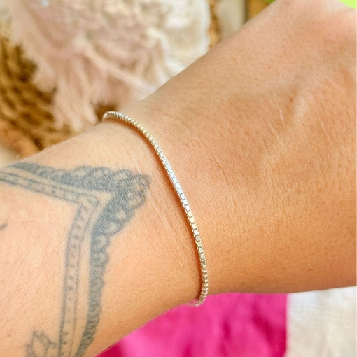 Pulseira Veneziana de Prata