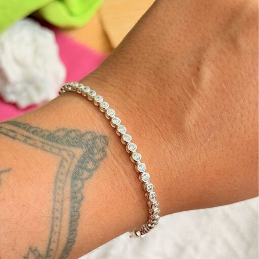 Pulseira Riviera de Prata M2