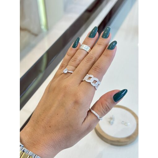 ANEL LISO LAP SOLITARIO