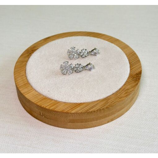 BRINCO FLOR ZIRCONIA