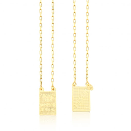 Escapulário purifica me senhor jesus corrente cadeado