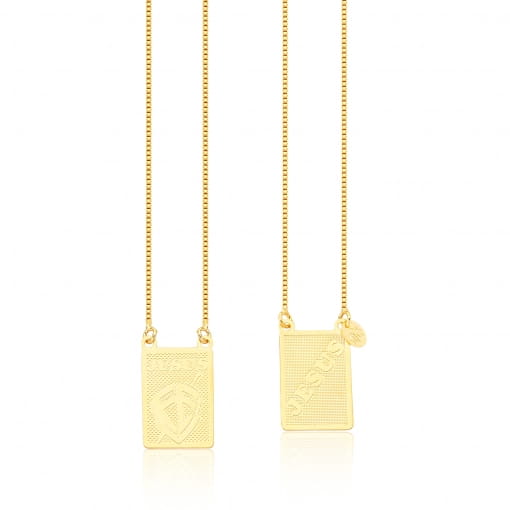 Escapulário escudo da fé corrente veneziana