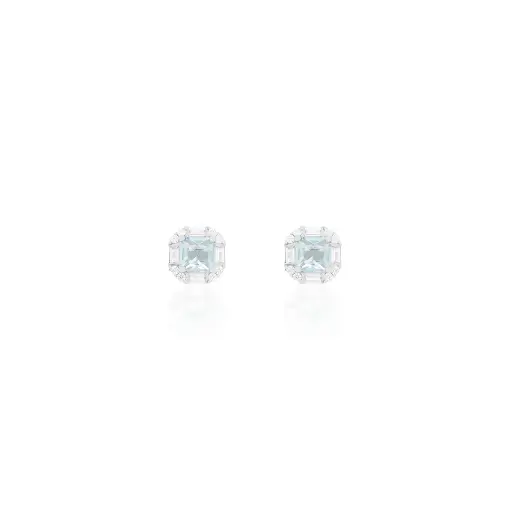 BRINCO QUADRADO 8MM COM RETANGULOS LATERAIS E CRAVACAO