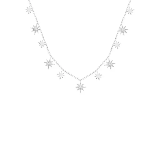 COLAR ELOS PORTUGUESES ONZE ESTRELAS OITO PONTAS PONTO DE LUZ 2