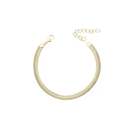 PULSEIRA FLAT MALHA FIO ALEMAO ESTREITA