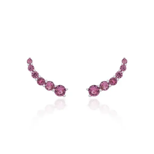 EARCUFF SEIS ZIRCONIAS DECRESCENTES