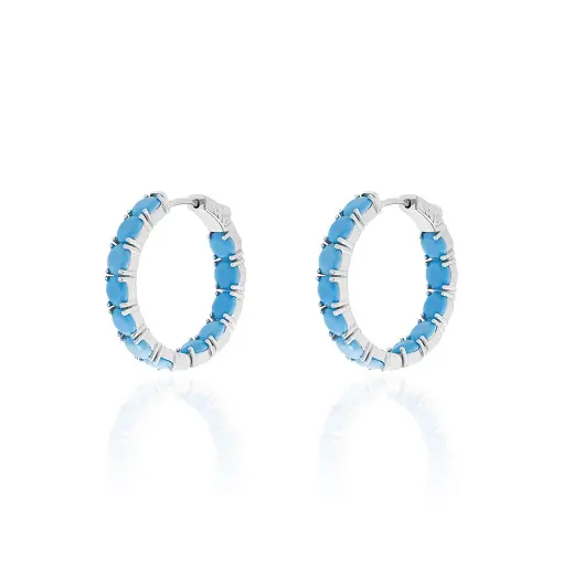 ARGOLA 30MM PONTOS DE LUZ 5X6MM POR DENTRO E POR FORA