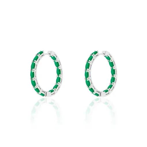 ARGOLA 27 MM OVAL 3X6MM CRAVACAO POR DENTRO E POR FORA