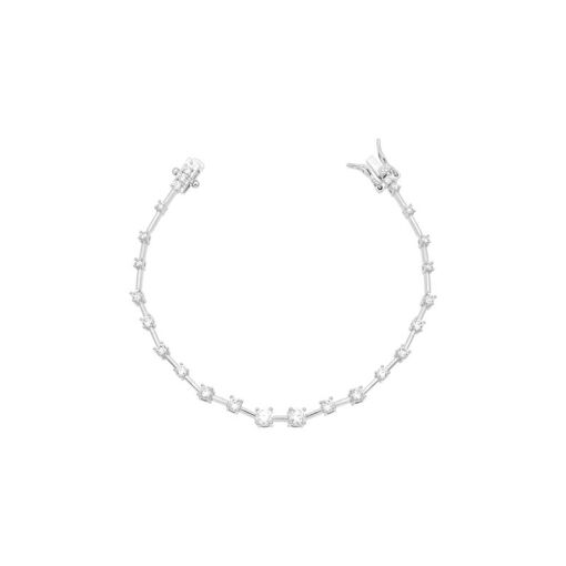 PULSEIRA RIVIERA FIO FACA 3 MM COM ZIRCONIAS MAIORES DEGRADE NO