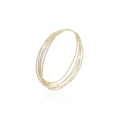 PULSEIRA CORDA DE VIOLAO VARIAS VOLTAS COM BOLINHAS INTERCALANDO