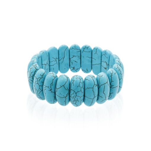 BRACELETE OVAL COM PONTAS ARREDONDADO 10X21 MM