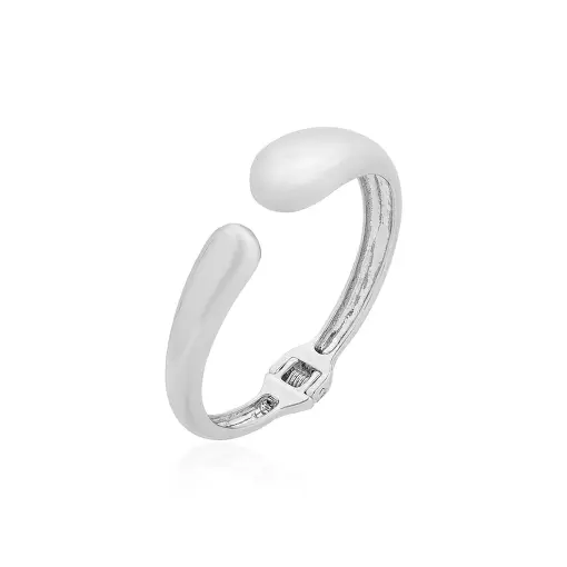 BRACELETE ENTREABERTO PONTAS ARREDONDANDAS MAIOR E MENOR LISO