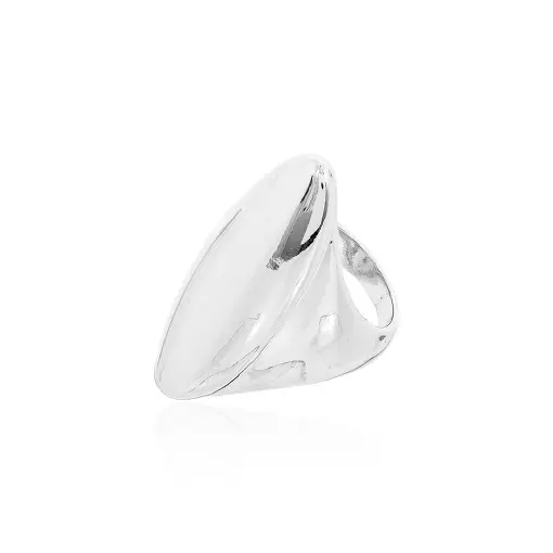 ANEL OVAL 38 MM PONTUDO LISO