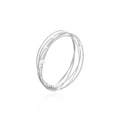 PULSEIRA CORDA DE VIOLAO  VARIAS VOLTAS COM PEROLAS INTERCALANDO