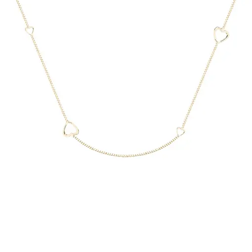 CHOCKER INTERCALANDO VENEZIANAS E CORACOES VAZADOS 38 CM