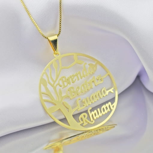 Colar personalizado arvore da vida