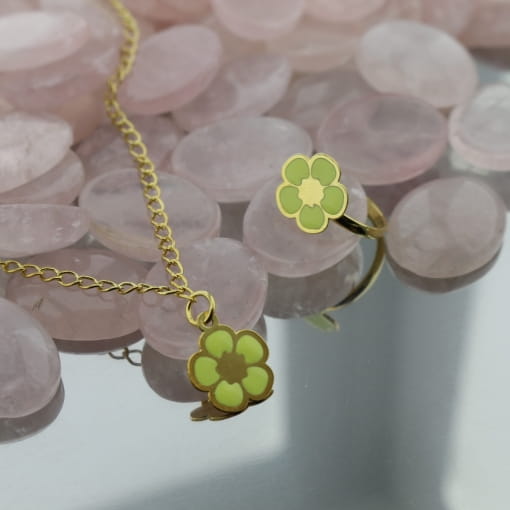 Conjunto Infantil Flores