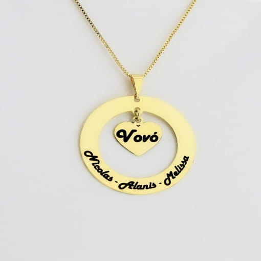 Colar personalizado vovó