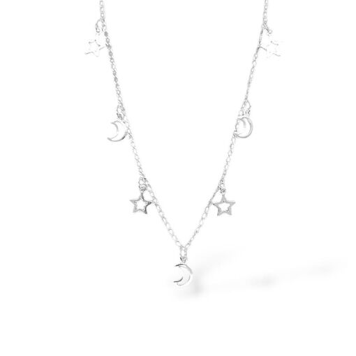 CHOKER ESTRELA E LUA