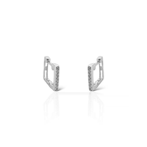 ARGOLA CLICK RETÂNGULO 9MM ZIRCÔNIA