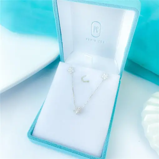 CONJUNTO FLOR + CAIXA DE VELUDO