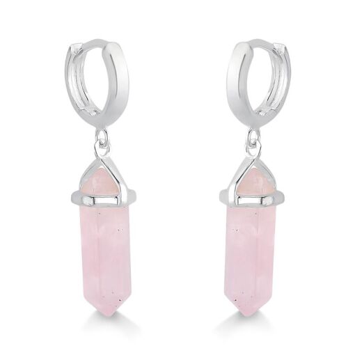 ARGOLA PALITO QUARTZO ROSA