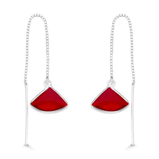 BRINCO LEQUE VERMELHO