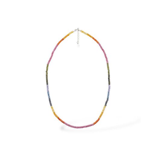 COLAR CRISTAIS MULTI COLOR 40CM