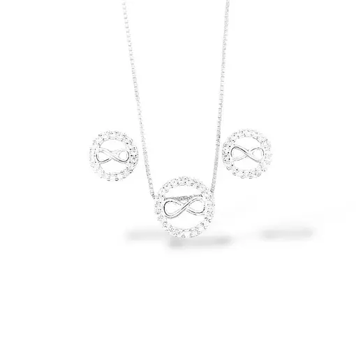 CONJUNTO INFINITO REDONDO + CAIXA DE VELUDO