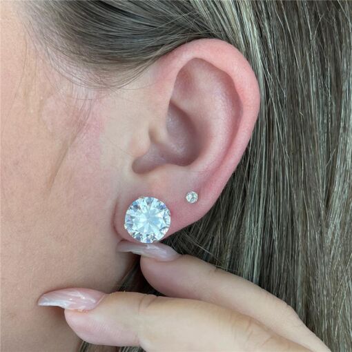 BRINCO REDONDO 12MM ZIRCONIA