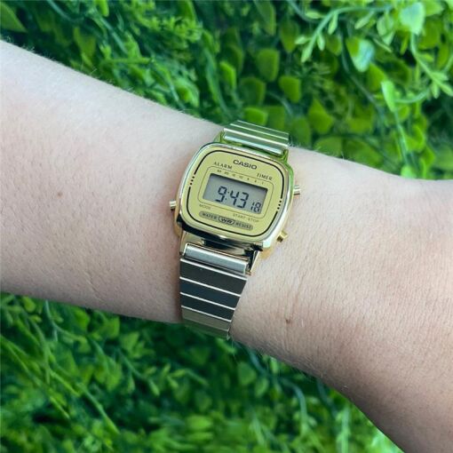 RELÓGIO CASIO DIGITAL CLASSICO VINTAGE DOURADO